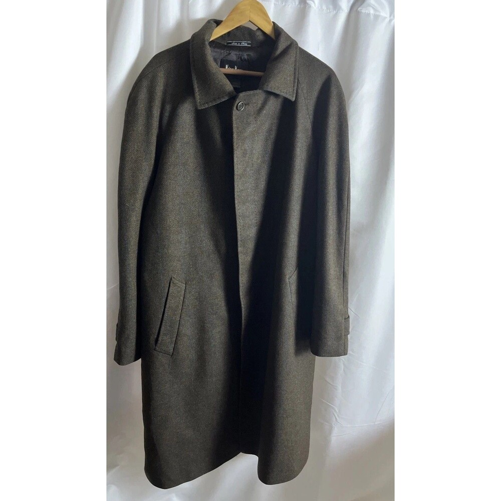 Vintage Corneliani Men’s XXXL 58R Top Coat By Neiman Marcus Luxury Designer